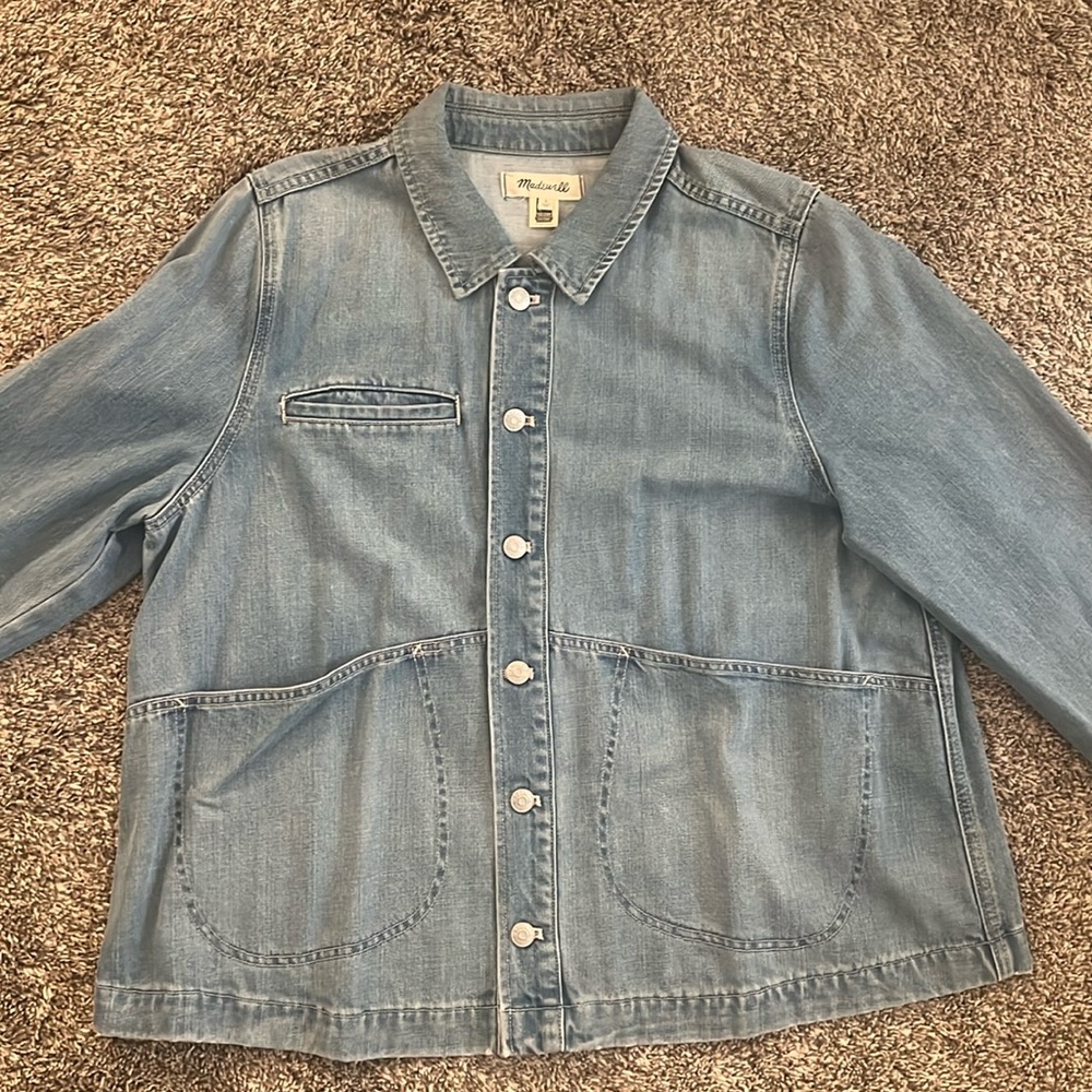 Madewell denim swing chore jacket